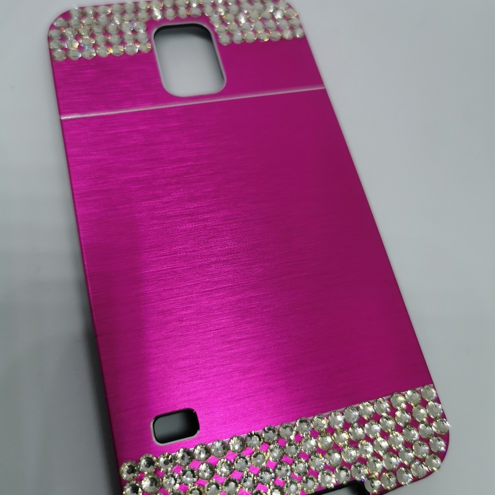 #Pinkcolor #diamond #S5 white case #free